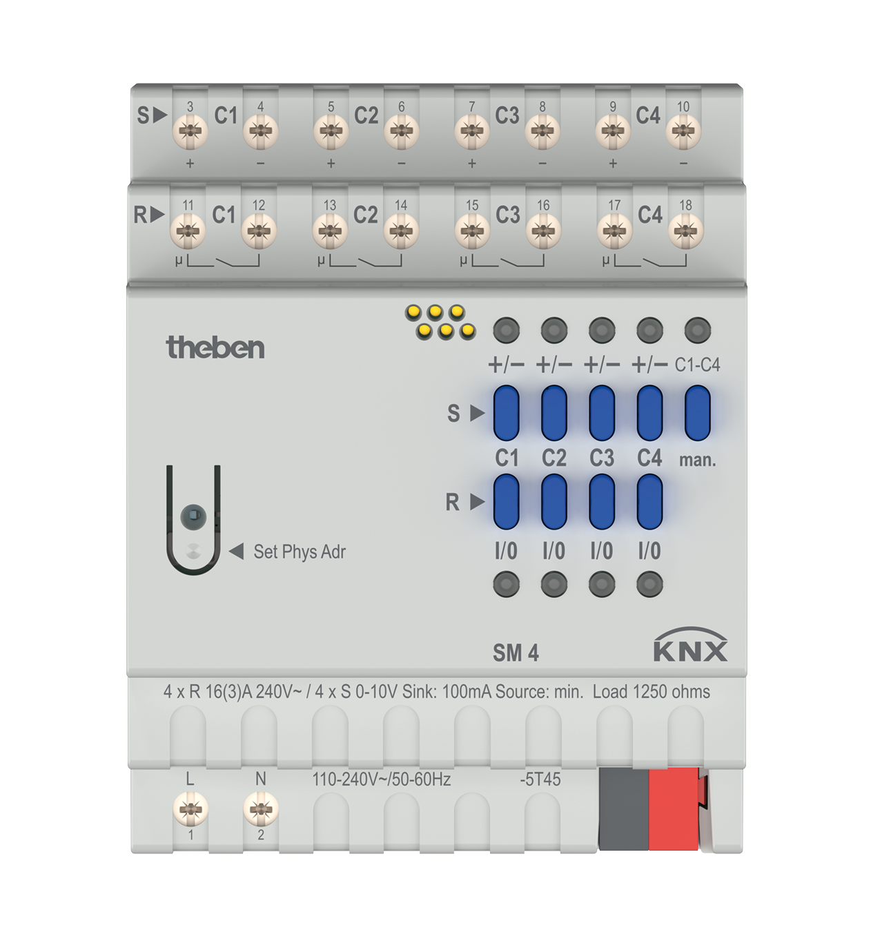 SM 4 KNX | Actuadores | KNX | Domótica e inmótica | Theben