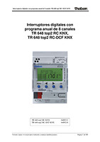 TR 648 top2 RC KNX - Manual